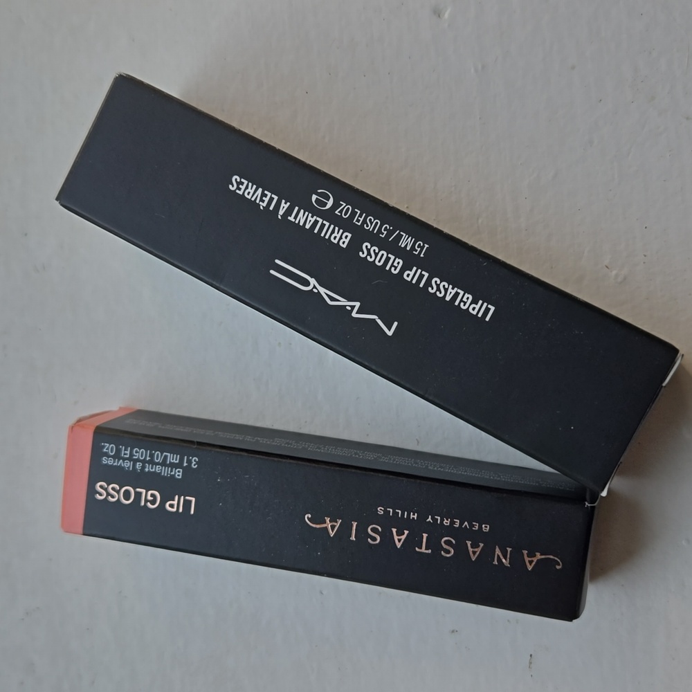 BNIB Mac Lipglass and ABH lip gloss